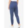 Woman Within Plus Size Better-Fleece Pull-On Jogger Sweatpants(Heather Navy)