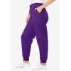 Woman Within Plus Size Better-Fleece Pull-On Jogger Sweatpants(Radiant Purple)