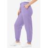 Woman Within Plus Size Better-Fleece Pull-On Jogger Sweatpants(Soft Iris)