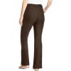 Woman Within Plus Size Bootcut Stretch Comfort Denim Five-Pocket Jeans(Chocolate)