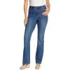 Woman Within Plus Size Bootcut Stretch Comfort Denim Five-Pocket Jeans(Indigo)