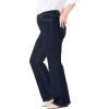 Woman Within Plus Size Bootcut Stretch Comfort Denim Five-Pocket Jeans(Medium Stonewash Sanded)