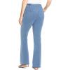 Woman Within Plus Size Bootcut Stretch-Knit Denim Five-Pocket Jeans(Light Wash)