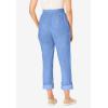Woman Within Plus Size Convertible 2-in-1 Cargo Pant & Capri Elastic Waist(French Blue)