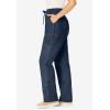 Woman Within Plus Size Convertible 2-in-1 Cargo Pant & Capri Elastic Waist(Navy)