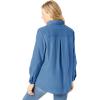 Woman Within Plus Size Corduroy Shirt(Blue Coast)