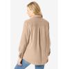 Woman Within Plus Size Corduroy Shirt(New Khaki)