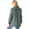 Woman Within Plus Size Corduroy Shirt(Pine)