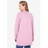 Woman Within Plus Size Cotton Cable Knit Cardigan Sweater(Pink)