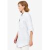 Woman Within Plus Size Cotton Gauze Bigshirt(White)