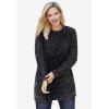 Woman Within Plus Size Crewneck Chenille Sweater(Evening Blue)