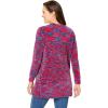 Woman Within Plus Size Crewneck Chenille Sweater(Jewel Space Dye)