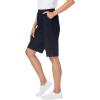 Woman Within Plus Size Fineline Denim Short(Black)