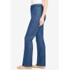 Woman Within Plus Size Fineline Stretch Denim Pull-On Bootcut Jeans(Medium Stonewash)