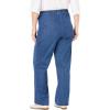 Woman Within Plus Size Fineline Stretch Denim Wide-Leg Pull-On Jeans(Indigo)