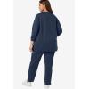 Woman Within Plus Size Fleece Sweatshirt Set(Navy)