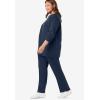 Woman Within Plus Size Fleece Sweatshirt Set(Navy)
