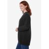 Woman Within Plus Size Fleece Sweatshirt(Black)