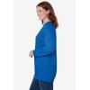 Woman Within Plus Size Fleece Sweatshirt(Bright Cobalt)
