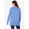 Woman Within Plus Size Fleece Sweatshirt(French Blue)