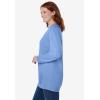 Woman Within Plus Size Fleece Sweatshirt(French Blue)