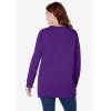 Woman Within Plus Size Fleece Sweatshirt(Radiant Purple)