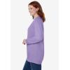 Woman Within Plus Size Fleece Sweatshirt(Soft Iris)