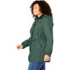 Woman Within Plus Size Fleece-Lined Taslon Anorak(Pine)
