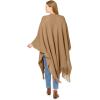 Woman Within Plus Size Fringed Cape(Classic Soft Camel)