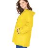Woman Within Plus Size Hooded Slicker Raincoat(Primrose Yellow)