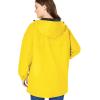 Woman Within Plus Size Hooded Slicker Raincoat(Primrose Yellow)