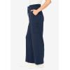 Woman Within Plus Size Knit Pull-On Drawstring Cargo Pants(Navy)