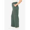 Woman Within Plus Size Knit Pull-On Drawstring Cargo Pants(Pine)