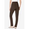 Woman Within Plus Size Knit Pull-On Elastic-Waist Pants(Chocolate)