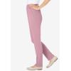 Woman Within Plus Size Knit Pull-On Elastic-Waist Pants(Dusty Pink)