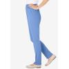 Woman Within Plus Size Knit Pull-On Elastic-Waist Pants(French Blue)