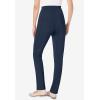 Woman Within Plus Size Knit Pull-On Elastic-Waist Pants(Navy)