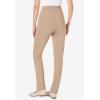 Woman Within Plus Size Knit Pull-On Elastic-Waist Pants(New Khaki)