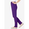 Woman Within Plus Size Knit Pull-On Elastic-Waist Pants(Radiant Purple)