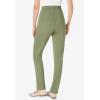 Woman Within Plus Size Knit Pull-On Elastic-Waist Pants(Sage)