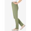 Woman Within Plus Size Knit Pull-On Elastic-Waist Pants(Sage)