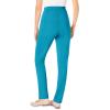 Woman Within Plus Size Knit Pull-On Elastic-Waist Pants(Turq Blue)