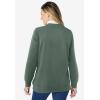 Woman Within Plus Size Layered-Look Sweatshirt(Pine Trellis Placement)