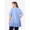 Woman Within Plus Size Lightweight Open Front Cardigan(French Blue)