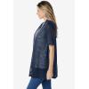 Woman Within Plus Size Lightweight Open Front Cardigan(Navy)