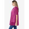 Woman Within Plus Size Lightweight Open Front Cardigan(Raspberry)