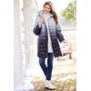 Woman Within Plus Size Long Packable Puffer Jacket(Deep Claret)