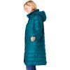 Woman Within Plus Size Long Packable Puffer Jacket(Deep Teal)