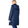 Woman Within Plus Size Long Packable Puffer Jacket(Navy)