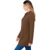 Woman Within Plus Size Long-Sleeve Polo Shirt(Chocolate)